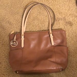 Tan Michael Kors purse